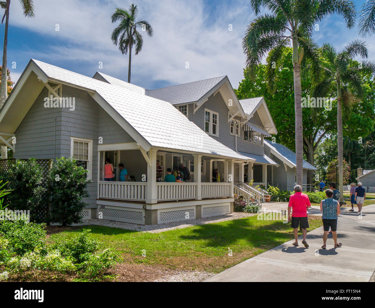 Henry Ford Haus am Edison und Ford Winter Estates in Fort Myers Florida Stockfoto