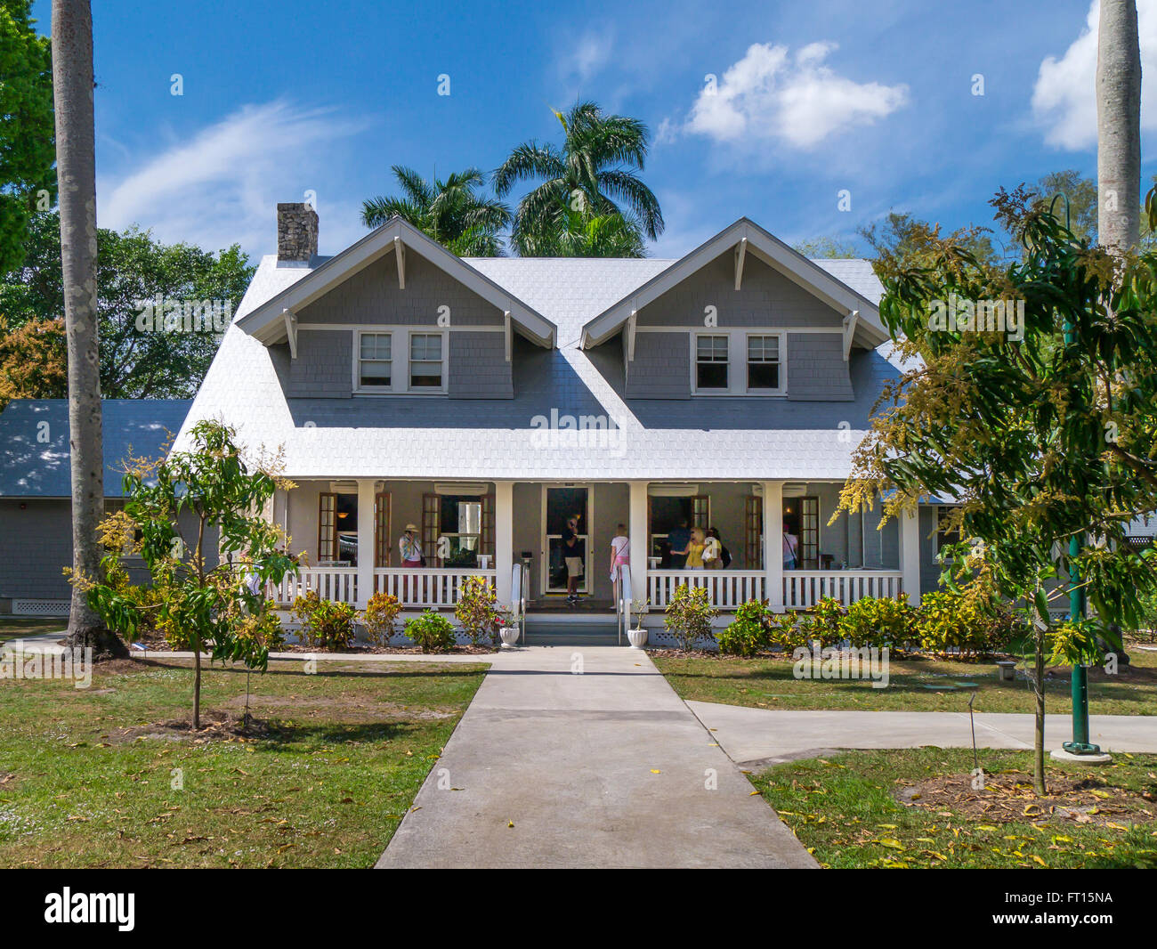 Henry Ford Haus am Edison und Ford Winter Estates in Fort Myers Florida Stockfoto
