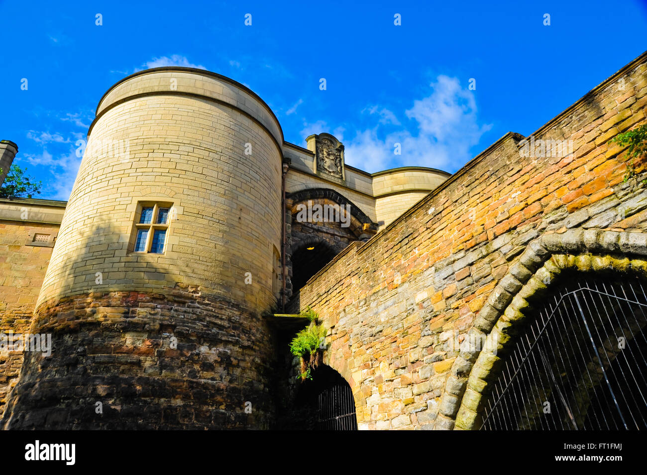 Nottingham castle Stockfoto