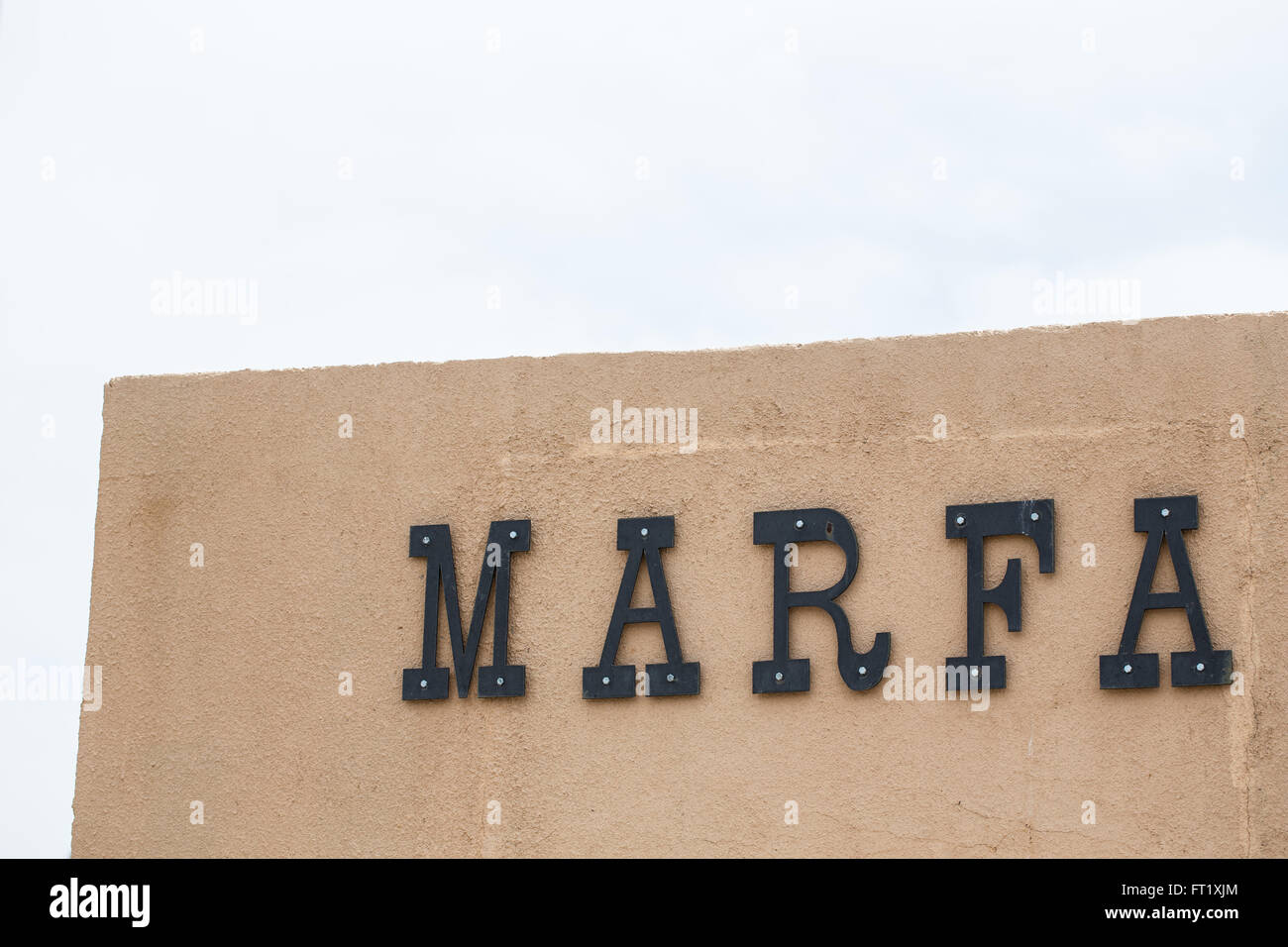 Szenen rund um Marfa, TX Stockfoto