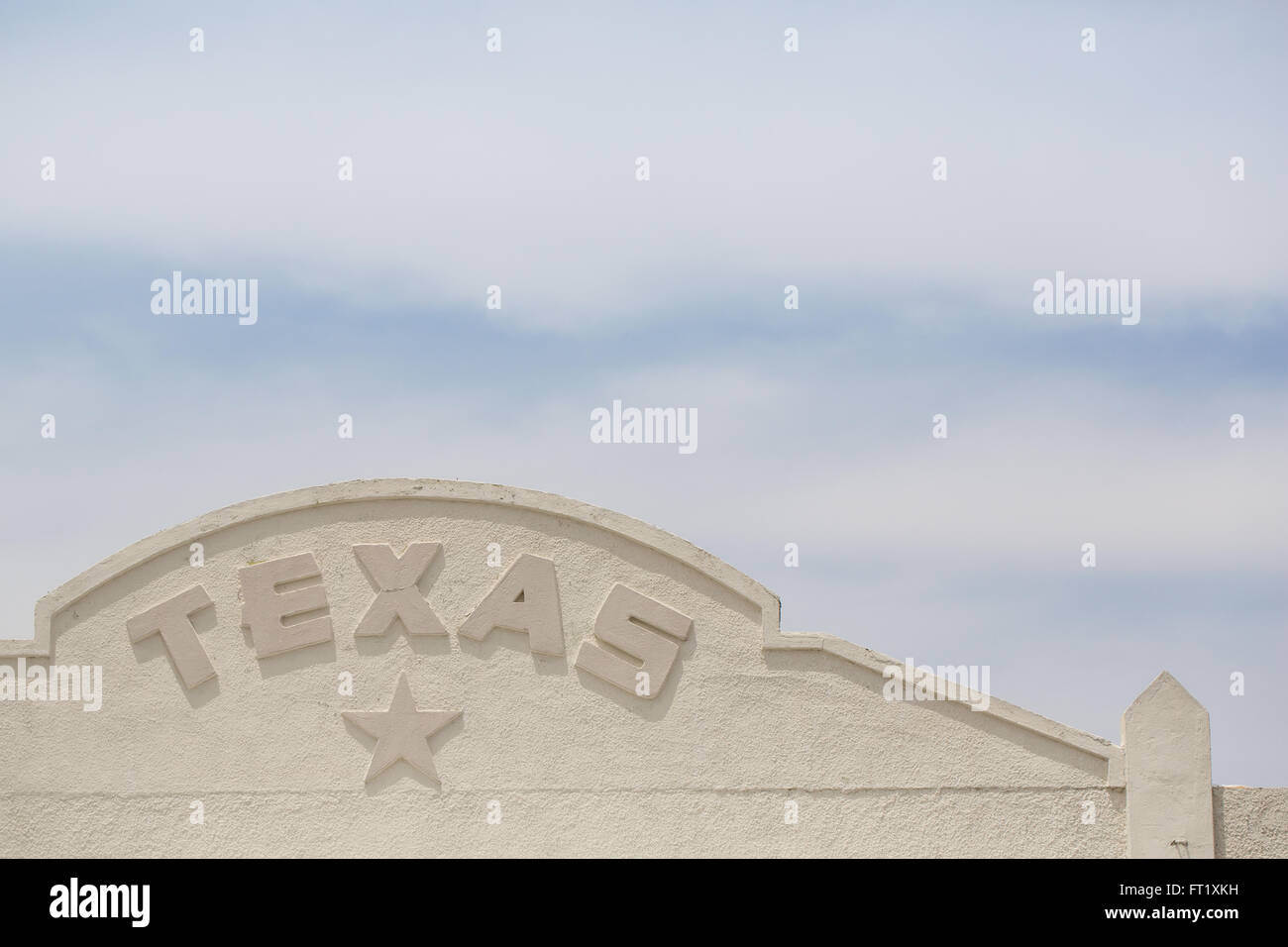 Szenen rund um Marfa, TX Stockfoto