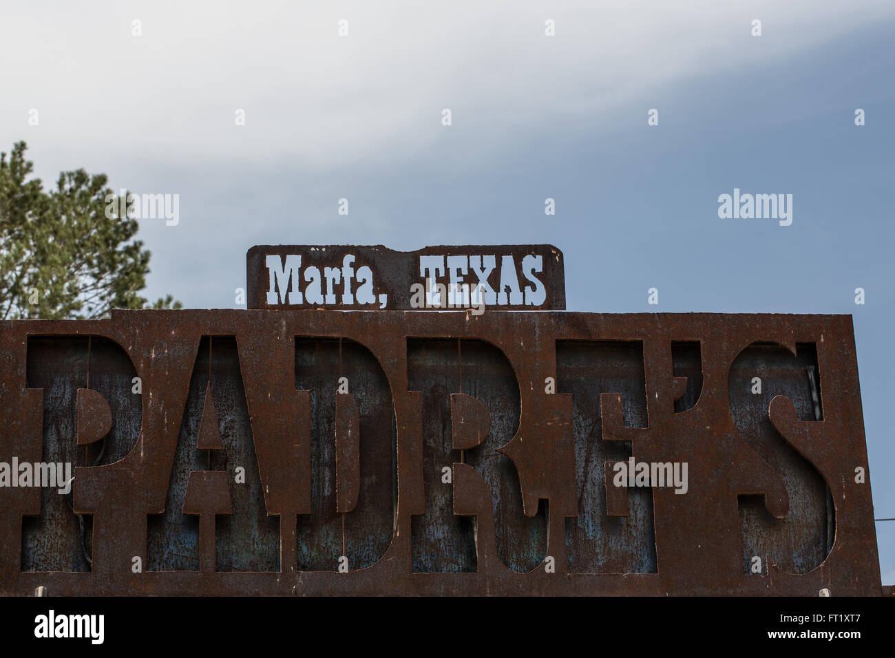 Szenen rund um Marfa, TX Stockfoto
