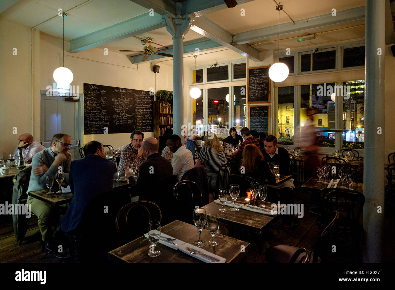 Das gewundene Treppe Restaurant in Dublin, Republik Irland, Europa Stockfoto