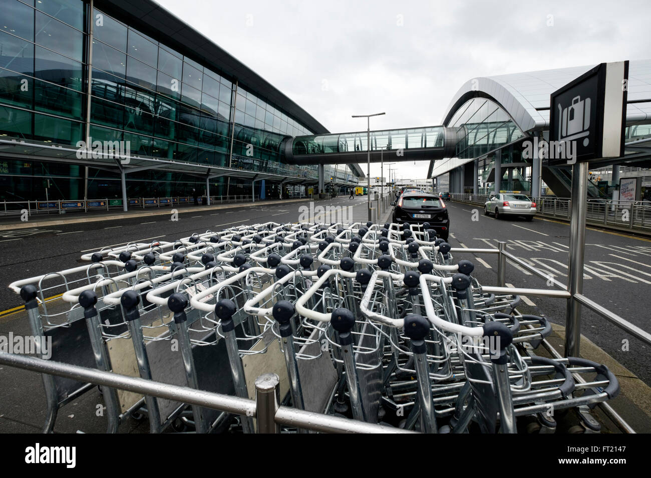 Dublin Flughafen Terminal 2 in Dublin, Republik Irland, Europa Stockfoto