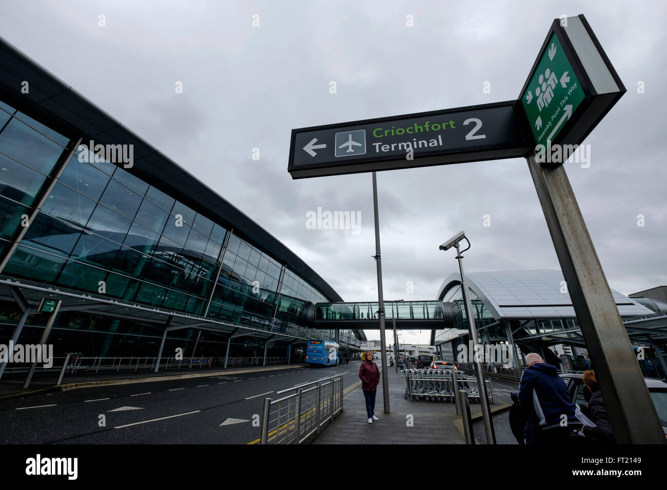 Dublin Flughafen Terminal 2 in Dublin, Republik Irland, Europa Stockfoto