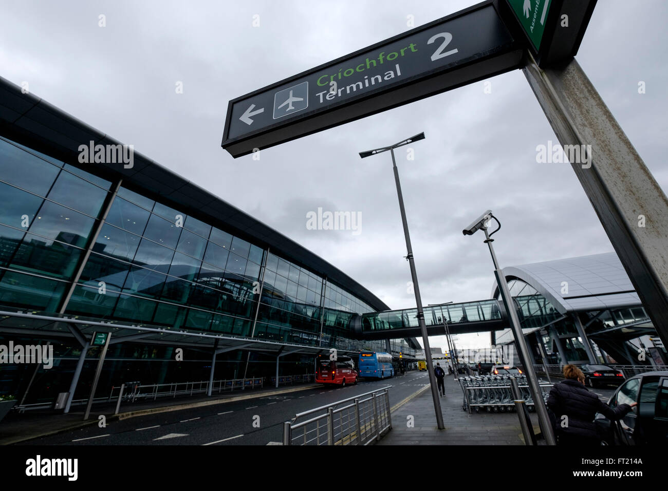 Dublin Flughafen Terminal 2 in Dublin, Republik Irland, Europa Stockfoto