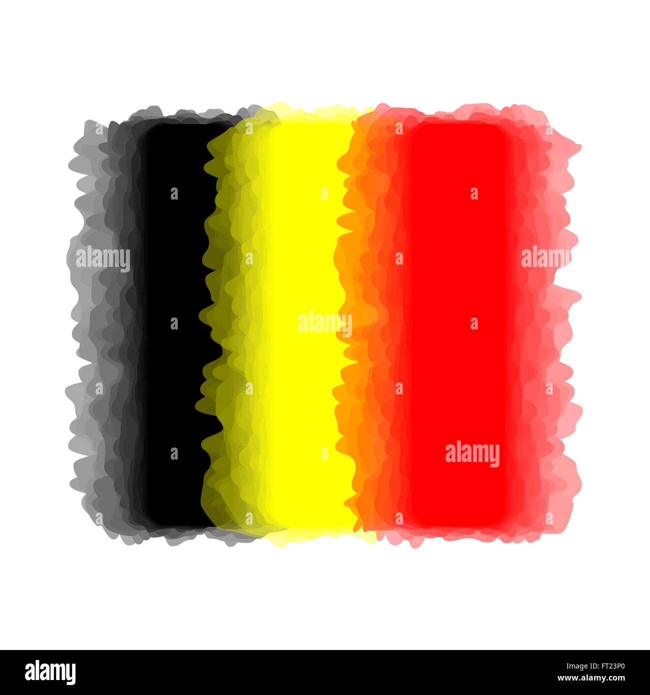 Abstrakte Belgien Fahne Stock Vektor