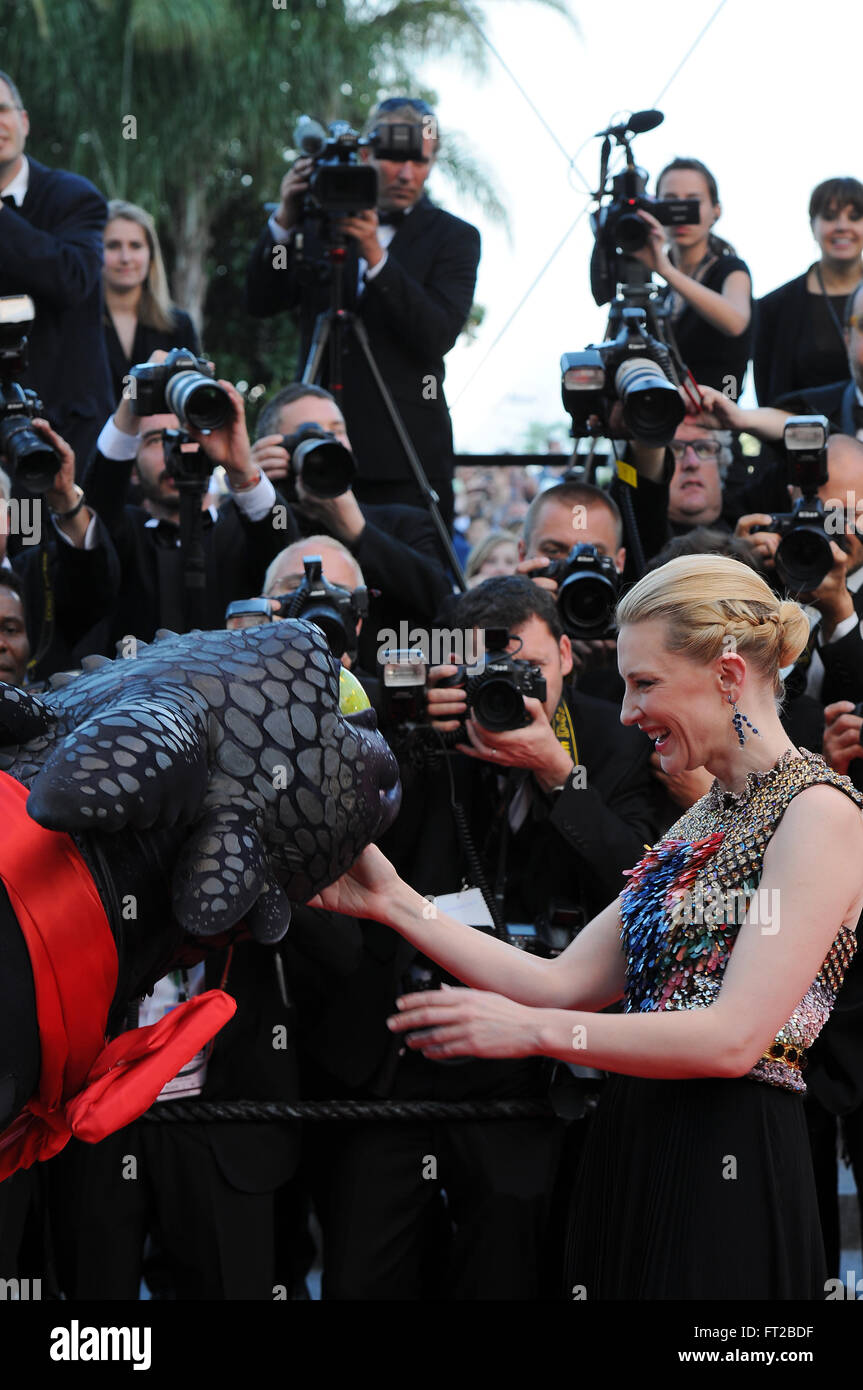 Cate Blanchett besucht der Filmfestspiele von Cannes. Stockfoto