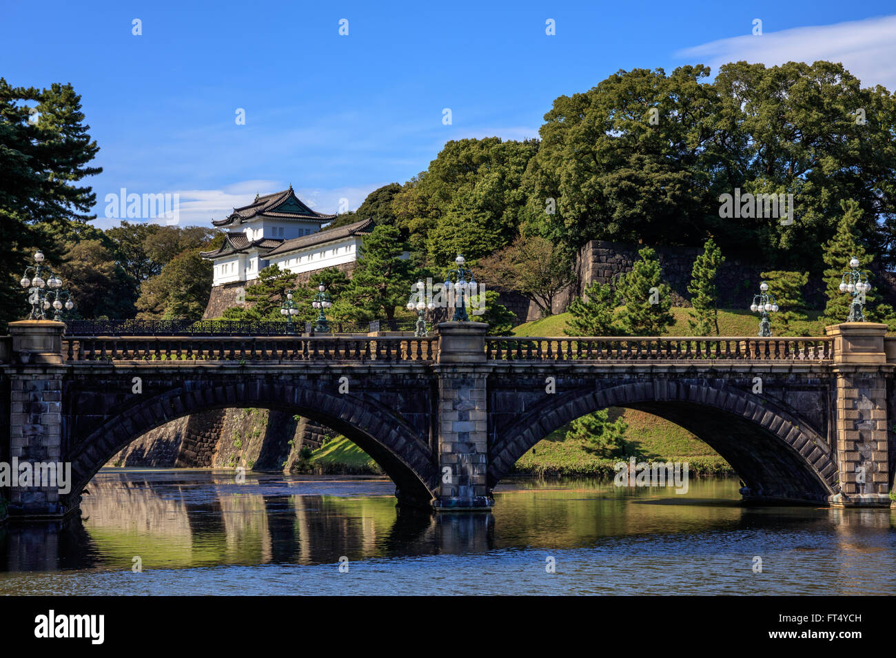 Hofburg mit Nijubashi Brücke, Tokyo, Japan Stockfoto