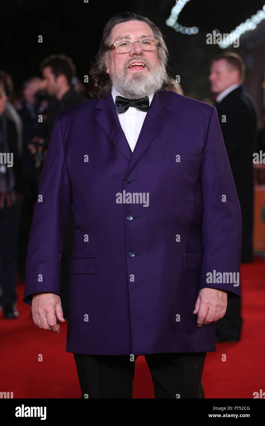 Weltpremiere von "Grimsby" statt am Odeon - Ankünfte Featuring: Ricky Tomlinson Where: London, Vereinigtes Königreich bei: 22. Februar 2016 Stockfoto