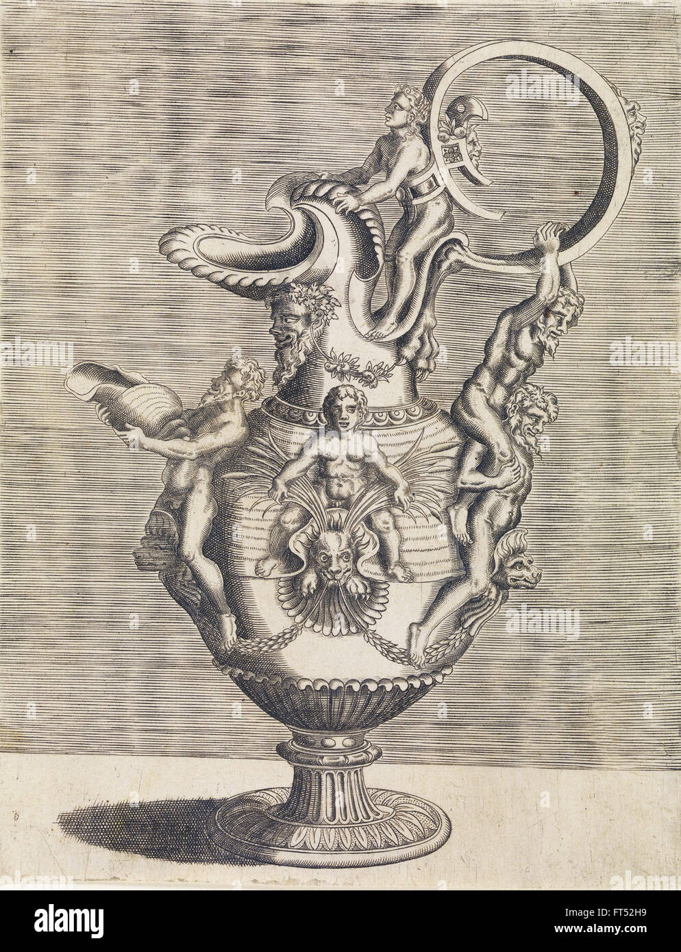 Cornelis Floris Ii - Ewer mit Griff - Cooper-Hewitt National Design Museum Stockfoto