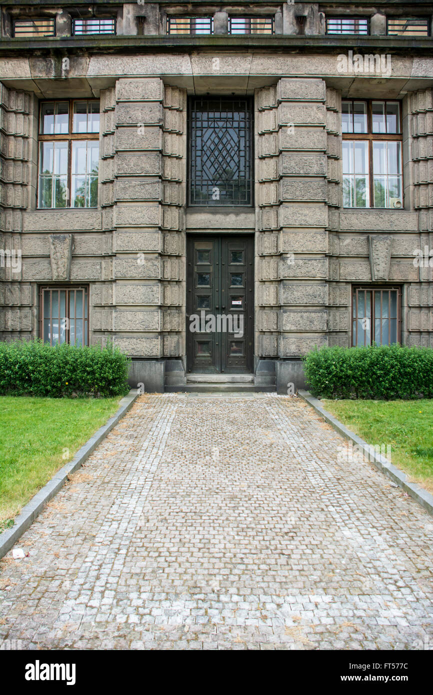 Tür eines Gebäudes Stockfoto