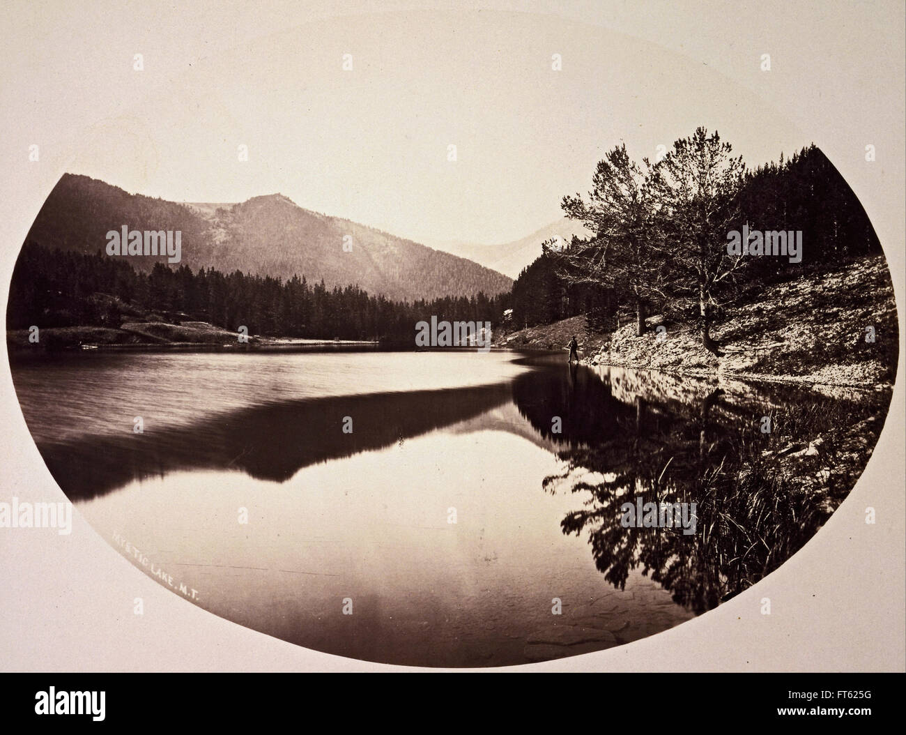 William Henry Jackson - Mystic Lake Stockfoto