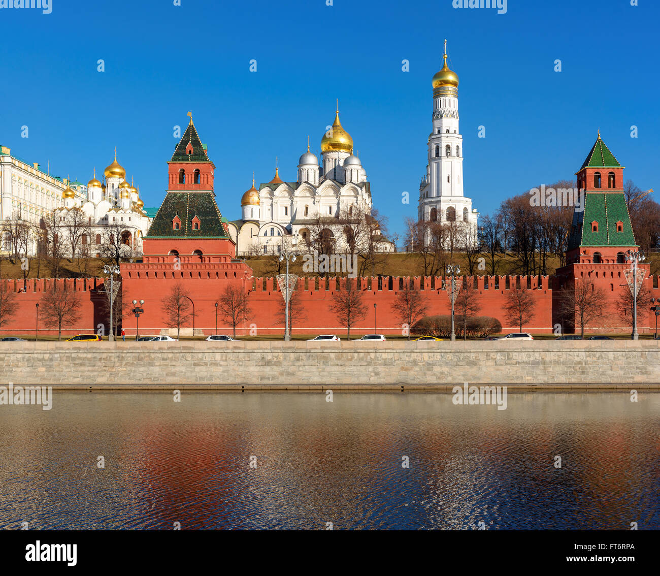 Kathedrale in der Kremlmauer in Moskau Kreml, Russland Stockfoto