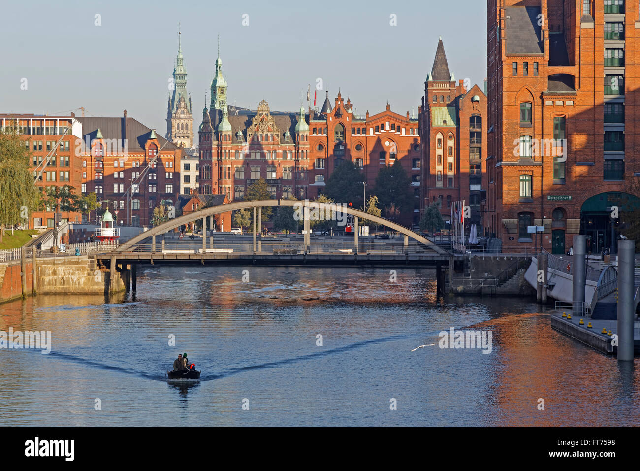 Speicherstadt, Hamburg, Deutschland, Europa Stockfoto