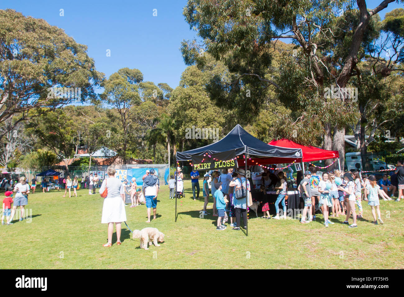 australische Grundschule fair Fete Tag in Sydney, Australien Stockfoto