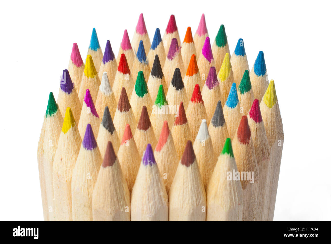 Färbung Bleistift Stockfoto