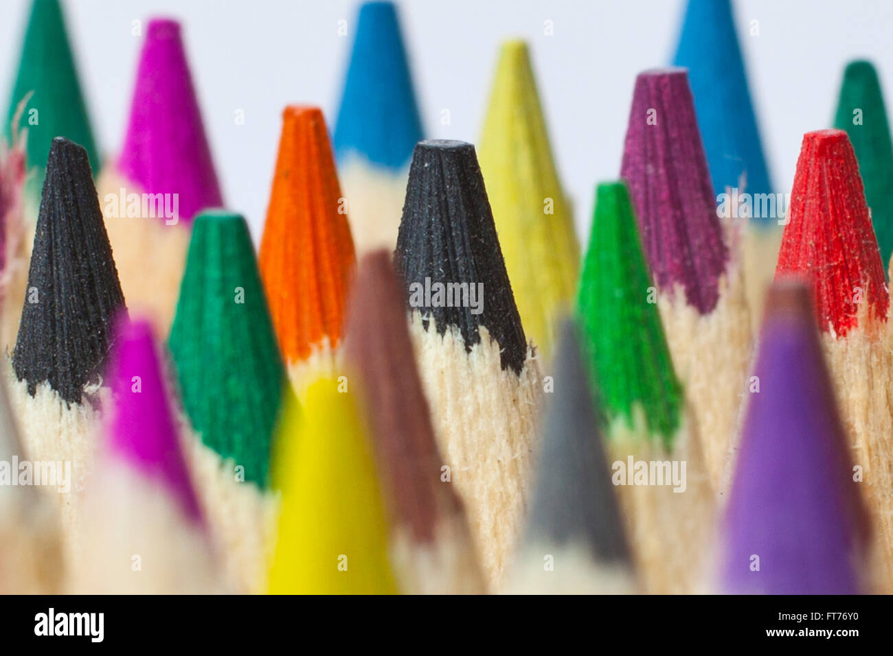 Färbung Bleistift Stockfoto