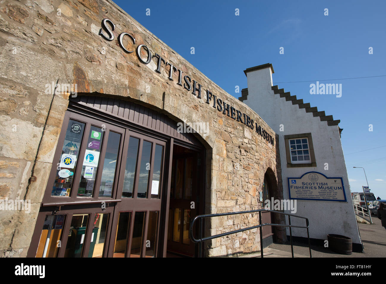 Die schottische Fischerei-Museum, in der Fischerei Dorf von Anstruther in der East Neuk of Fife, Schottland, Großbritannien. Stockfoto