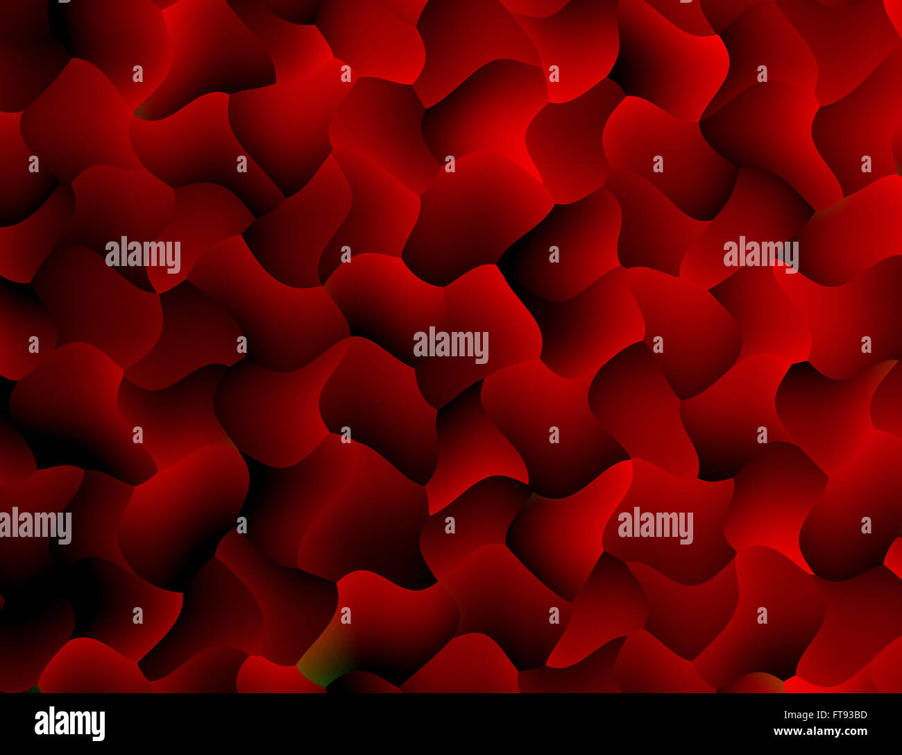 Abstrakt rot dekorative Wand geometrischen Gradienten Hintergrundmuster Stockfoto