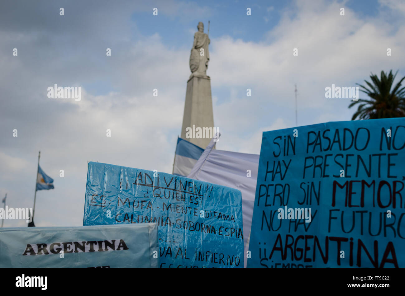 40. Jahrestag des Militärputsches in Argentinien - 24.03.2016 - Argentinien / Buenos Aires--Matias Izaguirre / Le Pictorium Stockfoto