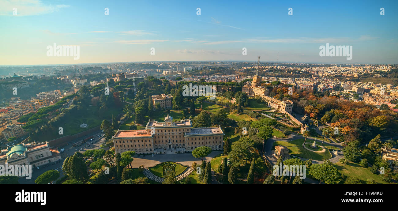 Rom, Italien: Gärten der Staat der Vatikanstadt Stockfoto