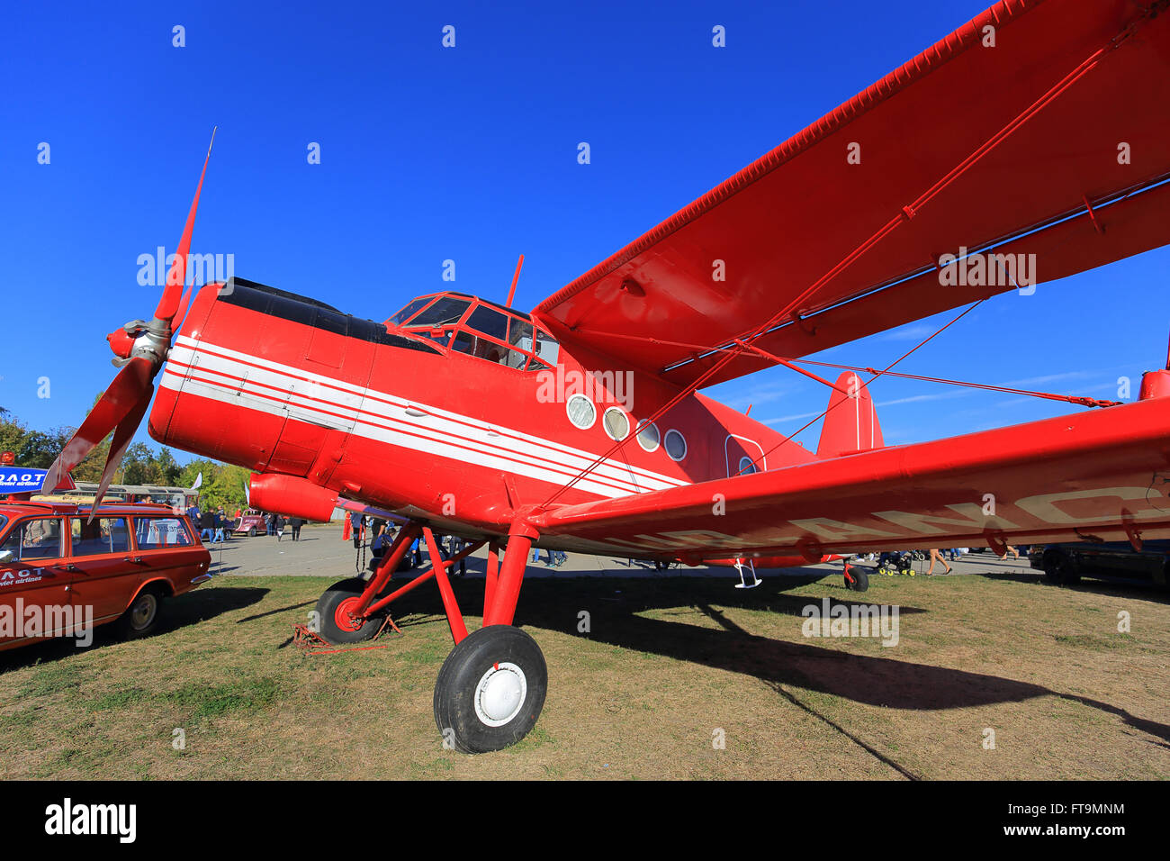 Doppeldecker Antonov An-2 Stockfoto