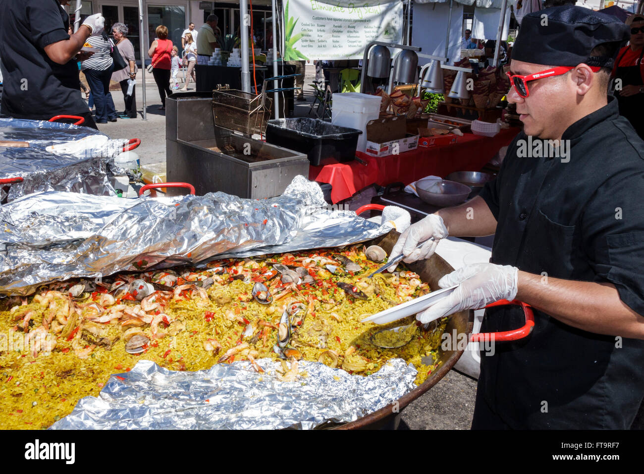 Miami Florida, Coral Gables, Carnaval Carnaval Miracle Mile, Straßenfest, jährliche Feier, Hispanic Latino ethnische Einwanderer minorit Stockfoto