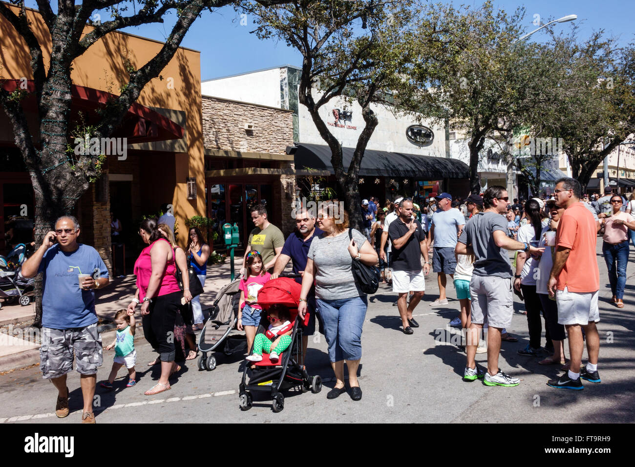 Miami Florida, Coral Gables, Carnaval Carnaval Miracle Mile, Straßenfest, jährliche Feier, Hispanic Latino ethnische Einwanderer minorit Stockfoto