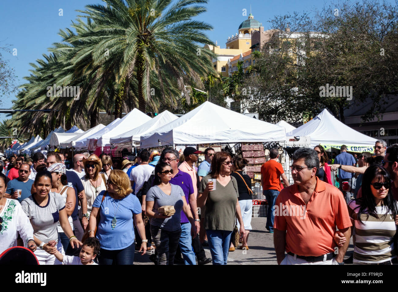 Miami Florida, Coral Gables, Carnaval Carnaval Miracle Mile, Straßenfest, jährliche Feier, Hispanic Latino ethnische Einwanderer minorit Stockfoto