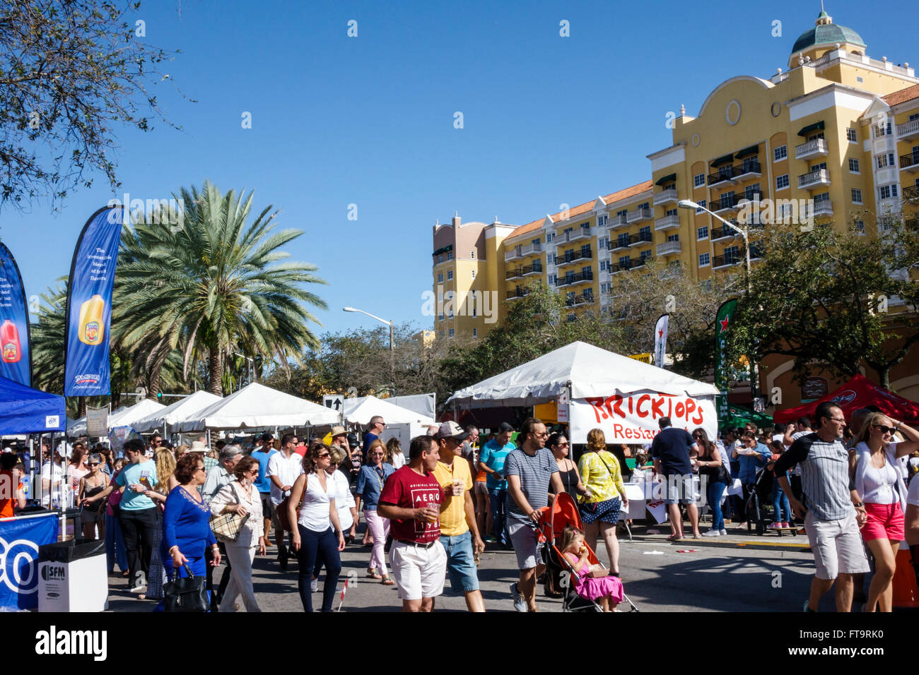 Miami Florida, Coral Gables, Carnaval Carnaval Miracle Mile, Straßenfest, jährliche Feier, Hispanic Latino ethnische Einwanderer minorit Stockfoto