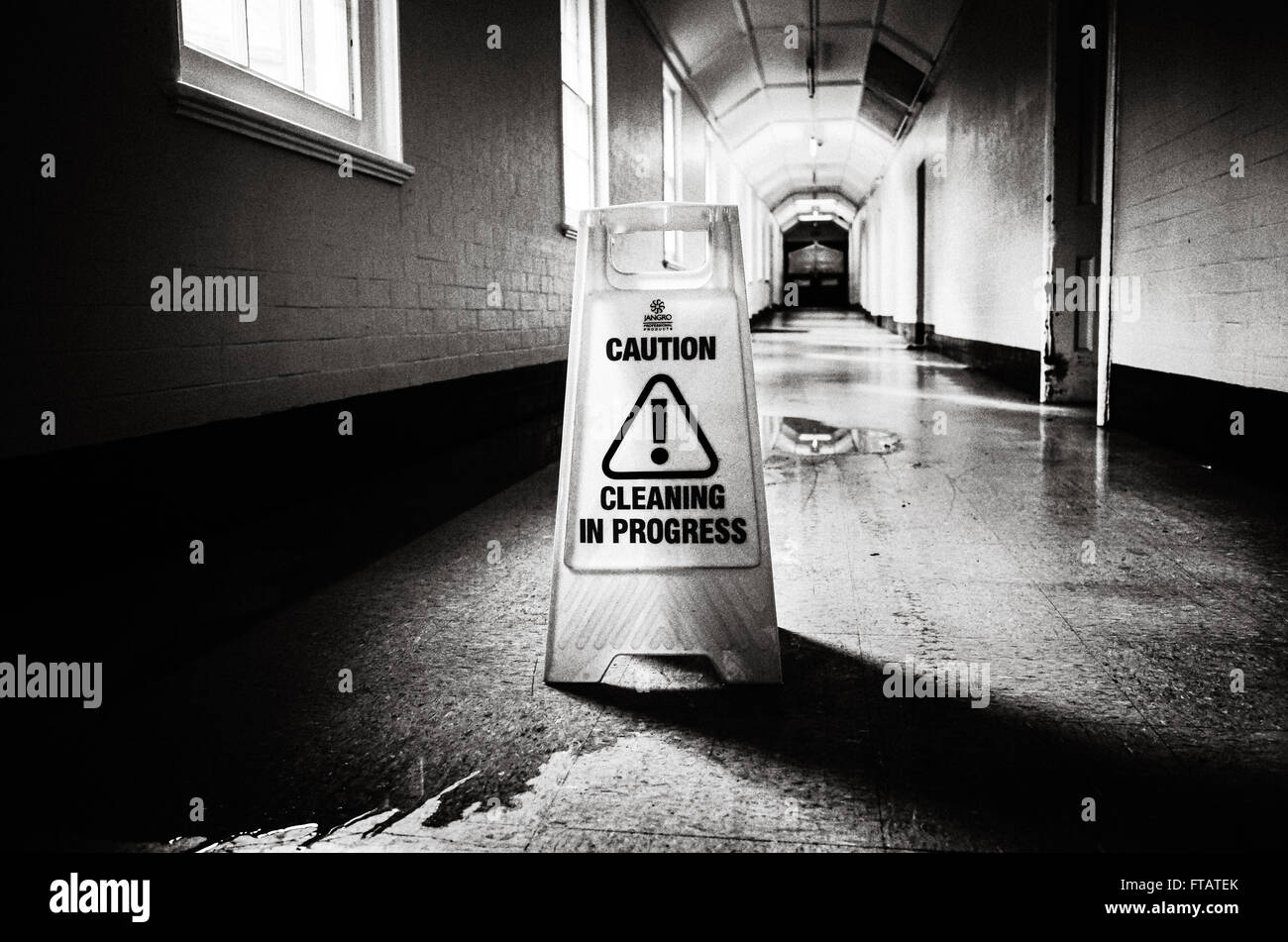 Fotos vom Whitchurch Hospital Cardiff kurz bevor es geschlossen wurde Stockfoto