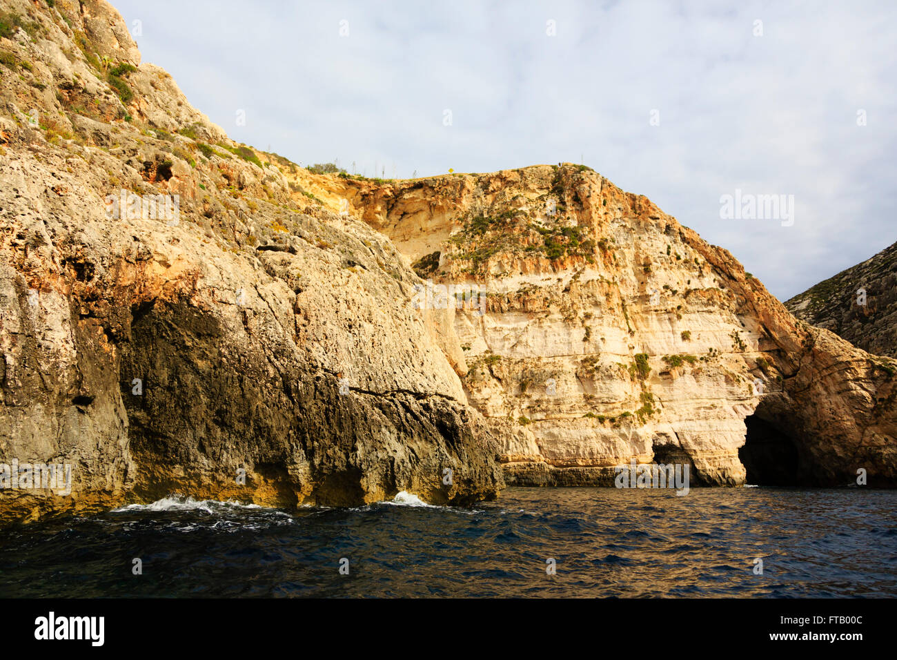 Blaue Grotte, Malta Stockfoto