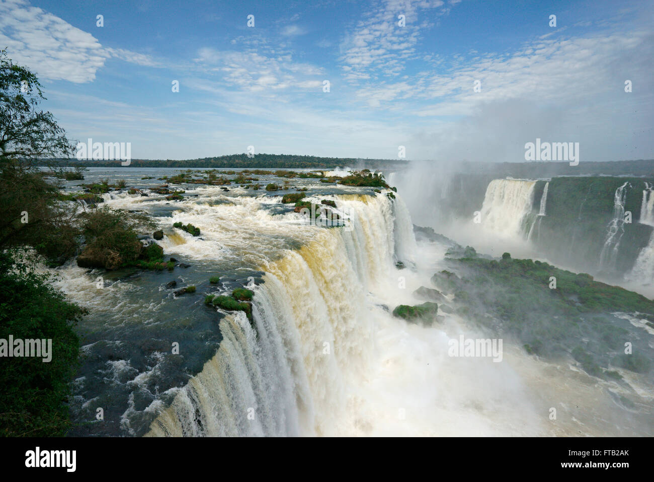 Iguazu Wasserfälle, Paraná, Brasilien Stockfoto