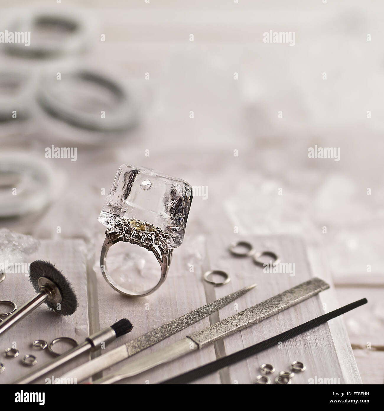 CE-Juwelier Stockfoto