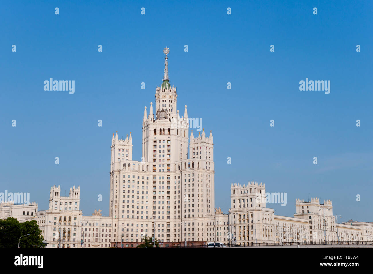 Stalin Hochhaus - Moskau - Russland Stockfoto