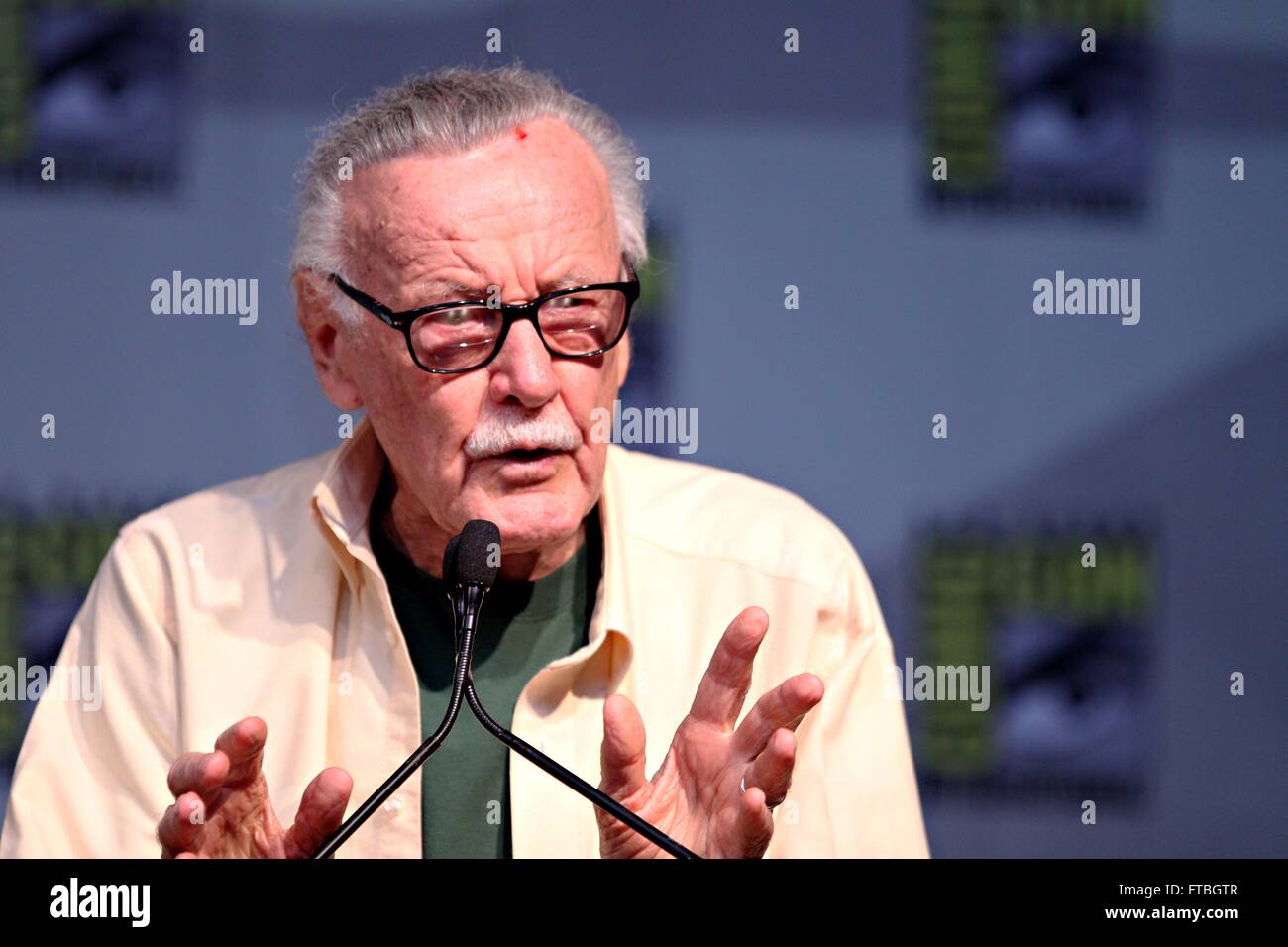 Comic-Buch Autor und ehemaliger Leiter des Marvel Comics Stan Lee während der 2010 San Diego Comic Con 23. Juli 2010 in San Diego, Kalifornien. Stockfoto