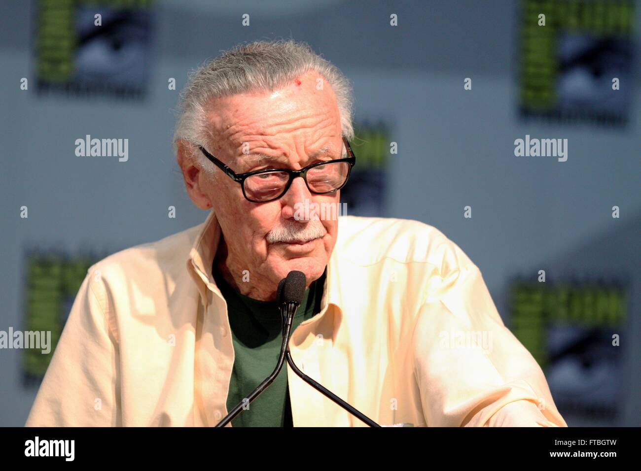 Comic-Buch Autor und ehemaliger Leiter des Marvel Comics Stan Lee während der 2010 San Diego Comic Con 23. Juli 2010 in San Diego, Kalifornien. Stockfoto