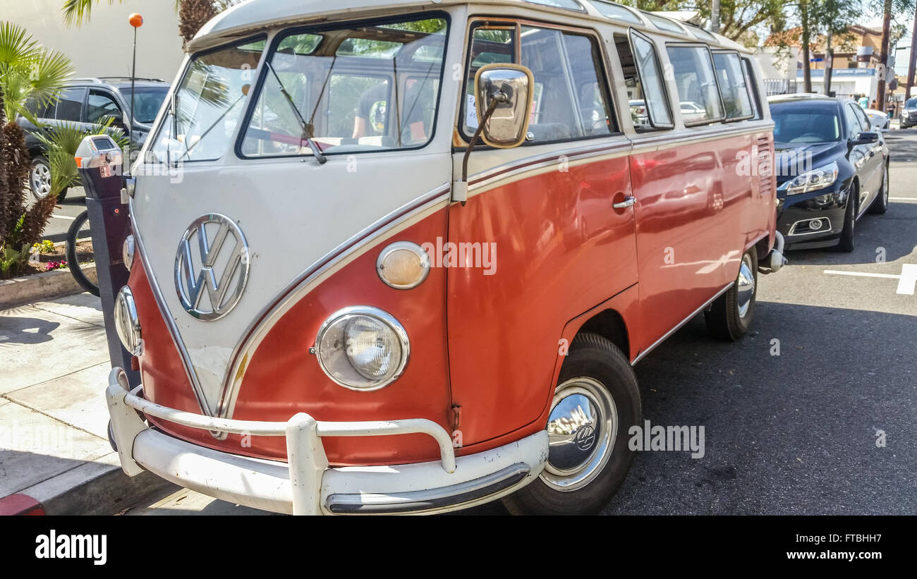 Volkswagen Camper, der Huntington Beach Autosalon März 2016 Stockfoto
