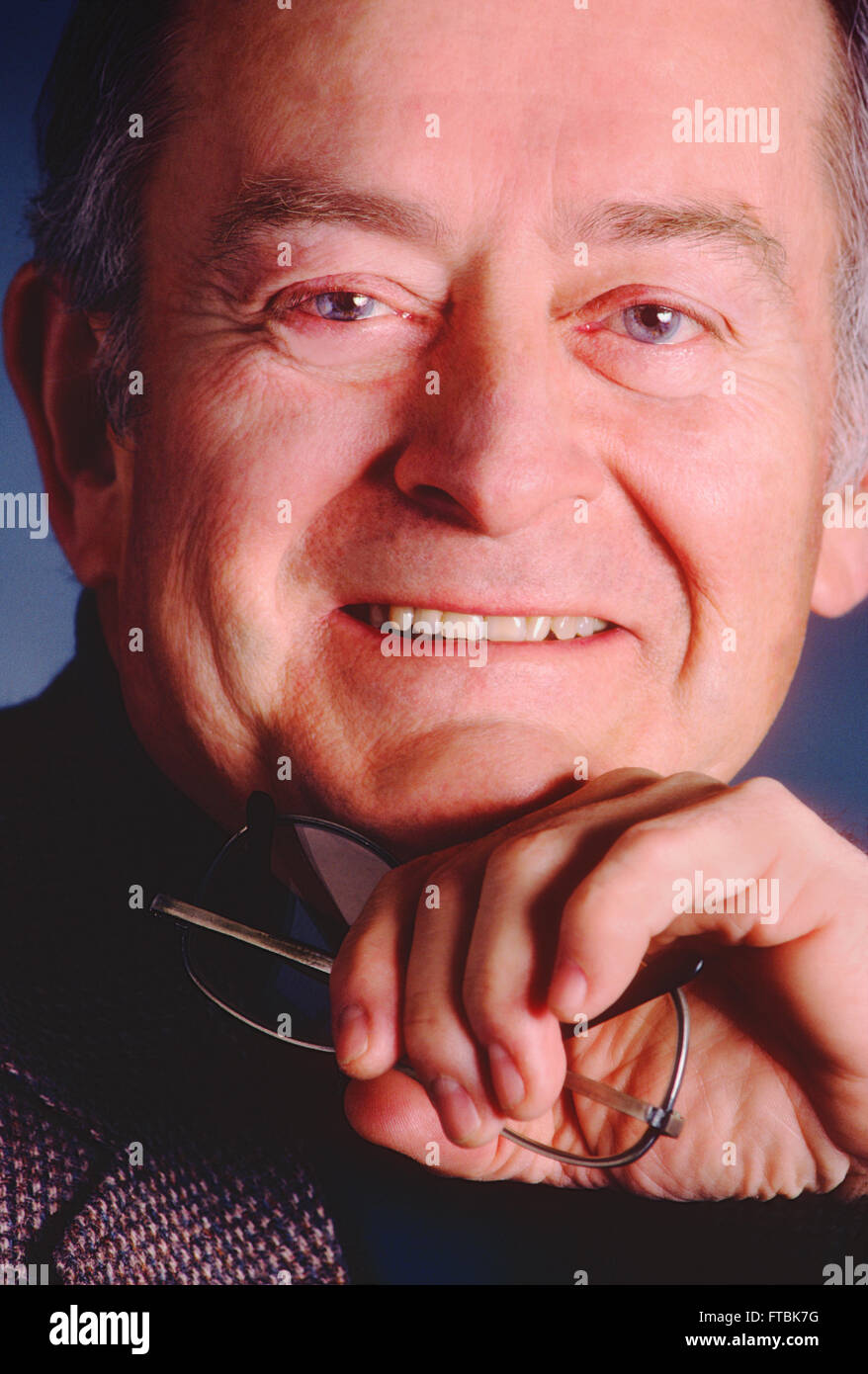 Studioportrait Renaissancewerk Glatzenbildung Gentleman Stockfoto