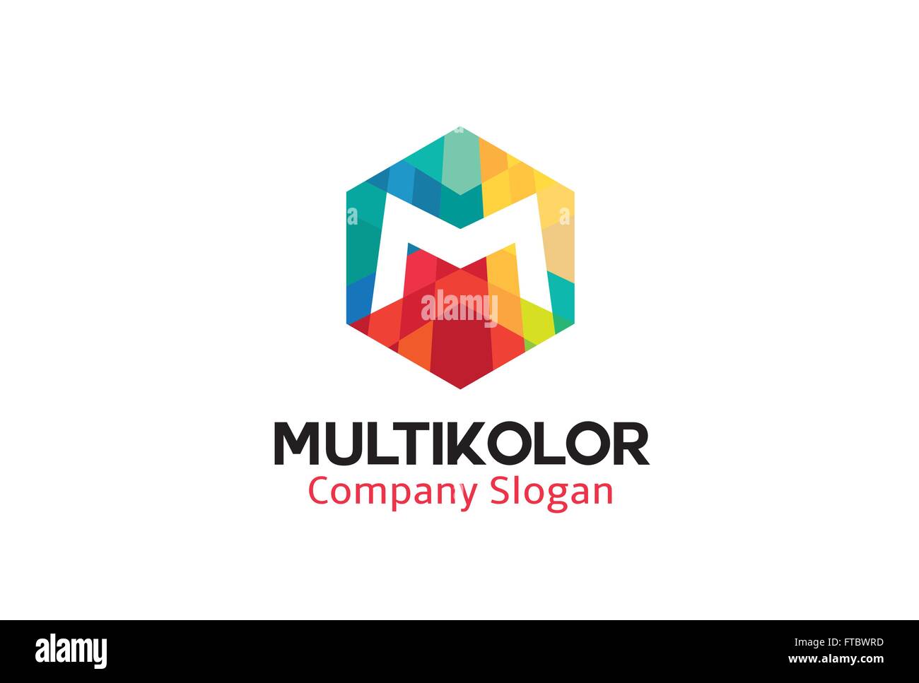 Multicolor Design Illustration Stock Vektor