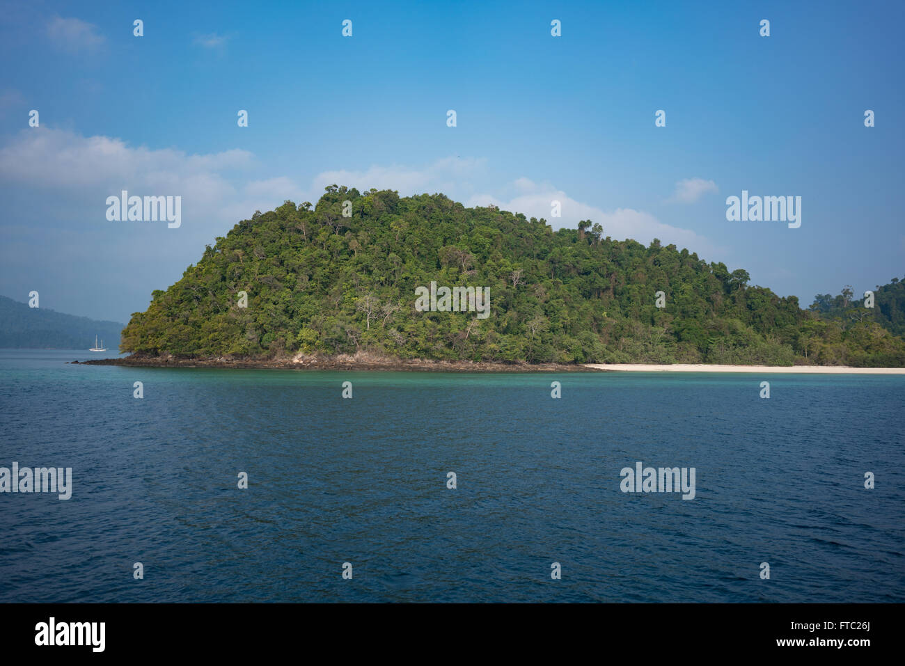 Insel im Mergui Archipel, Myanmar Stockfoto