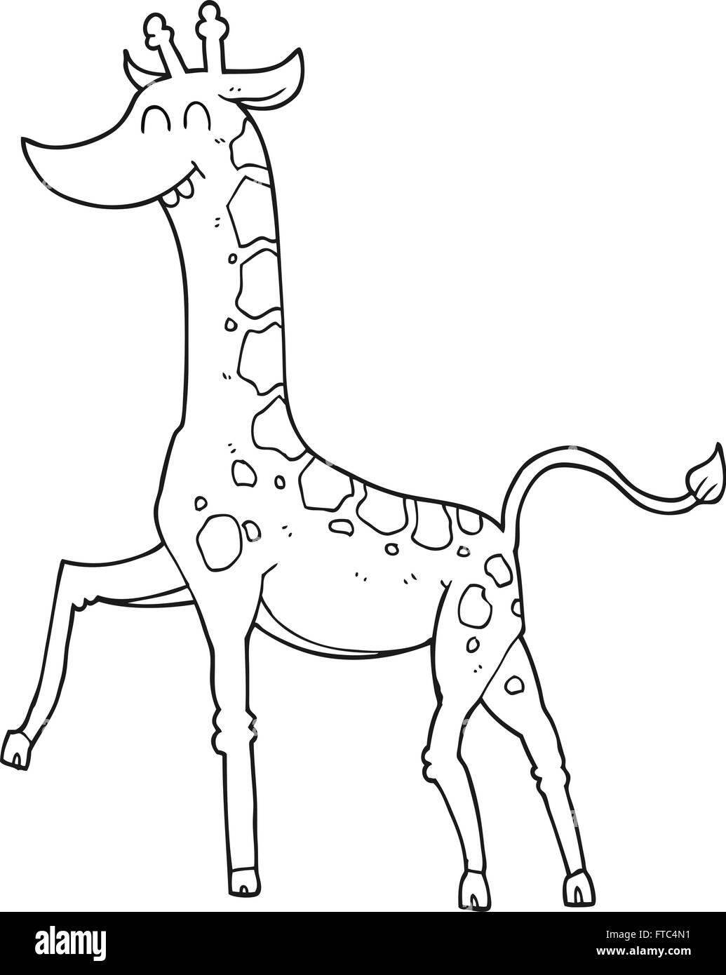 Freih ndig Gezeichnet Schwarz Wei Cartoon Giraffe Stock Vektorgrafik freih-ndig-gezeichnet-schwarz-wei-cartoon-giraffe-stock-vektorgrafik