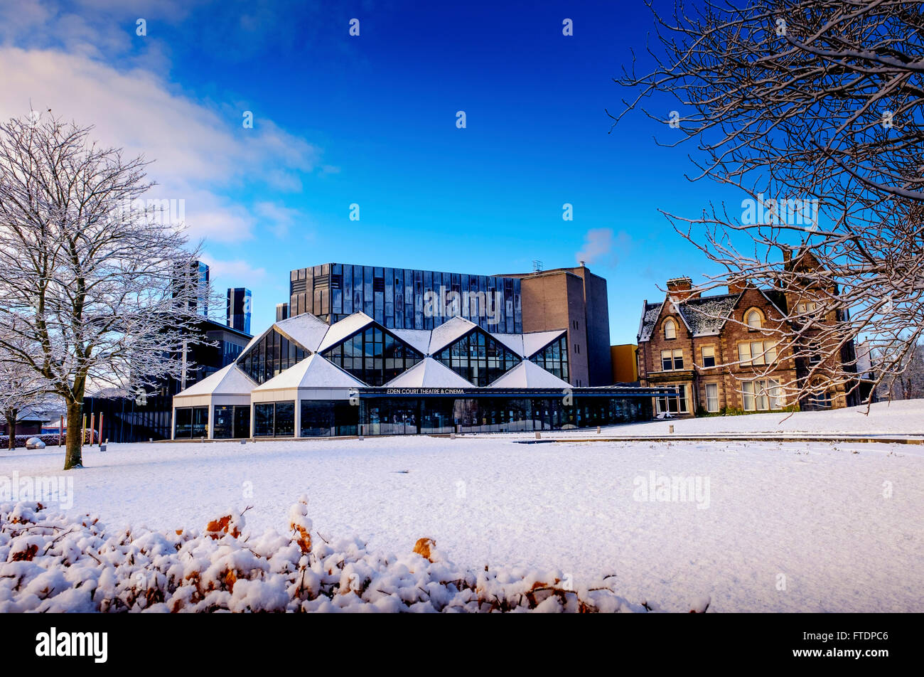 Das äußere des Eden Court Theatre in Inverness, Schottland Stockfoto