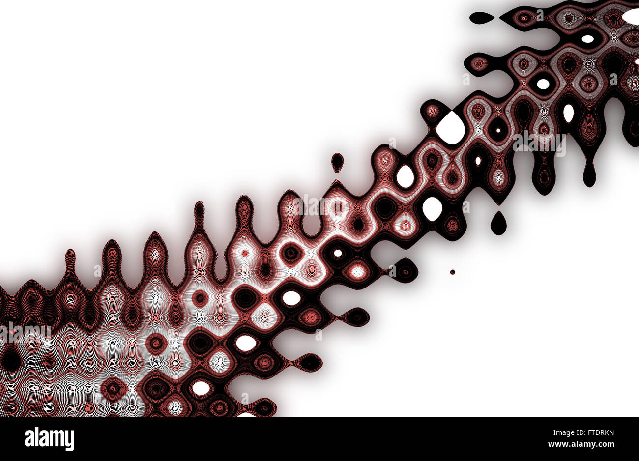 Abstrakt rot digitale Welle mit Motion blur Hintergrund Stockfoto
