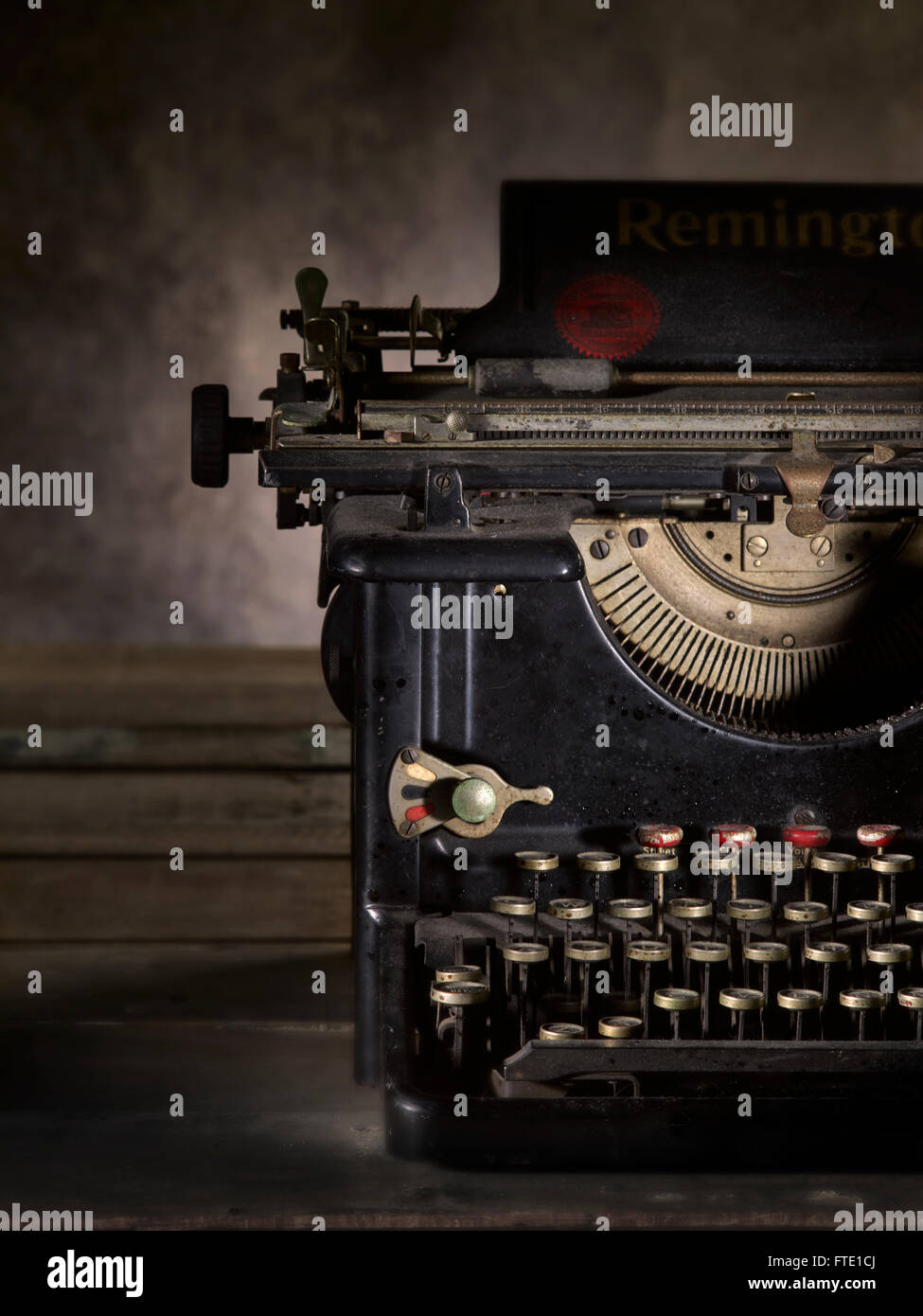 Alte antike Schreibmaschine Stockfoto