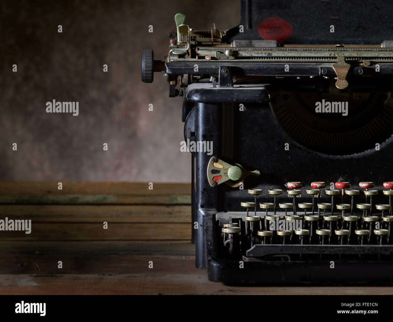Alte antike Schreibmaschine Stockfoto