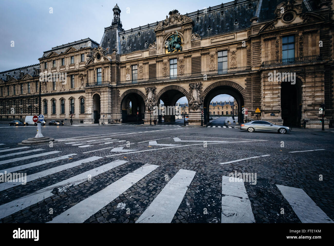 Die Porte Des Löwen, in Paris, Frankreich. Stockfoto