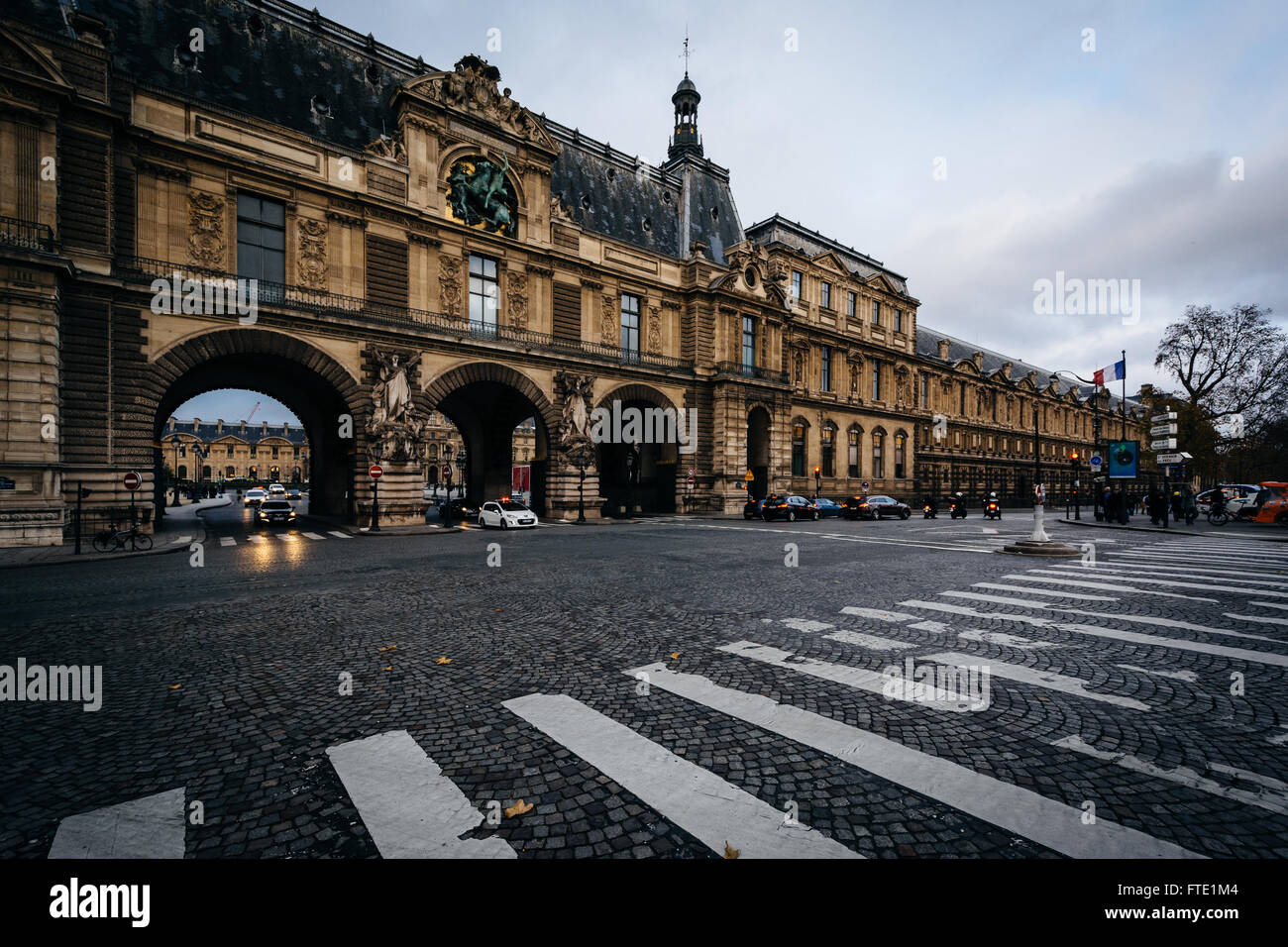 Die Porte Des Löwen, in Paris, Frankreich. Stockfoto