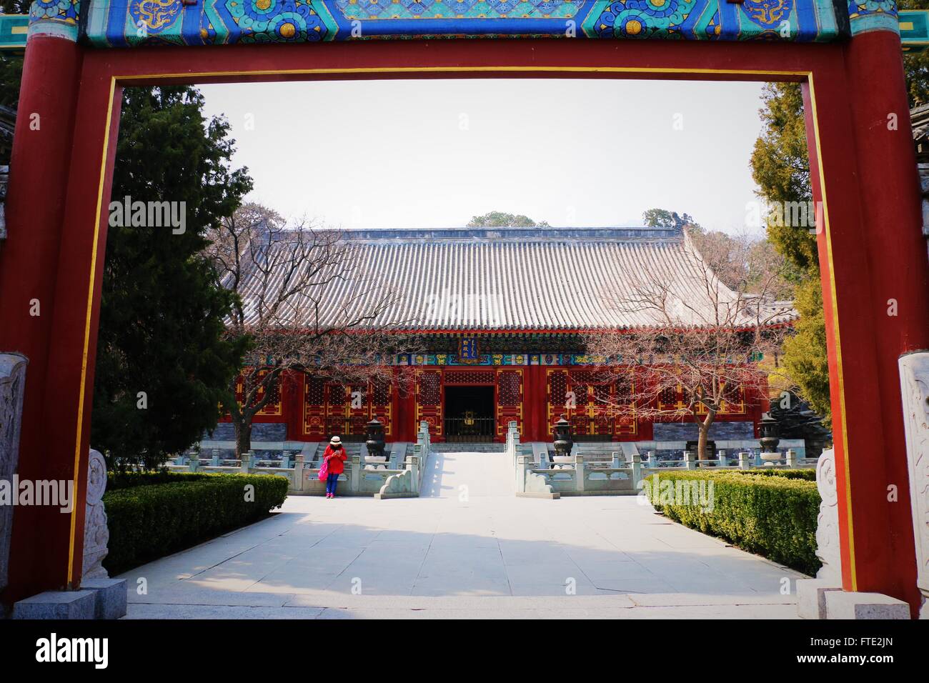 Schöne chinesische Tempel Stockfoto